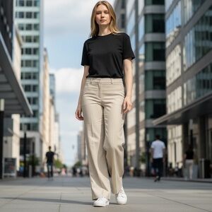 White House Black Market Modern Boot Linen blend Pants